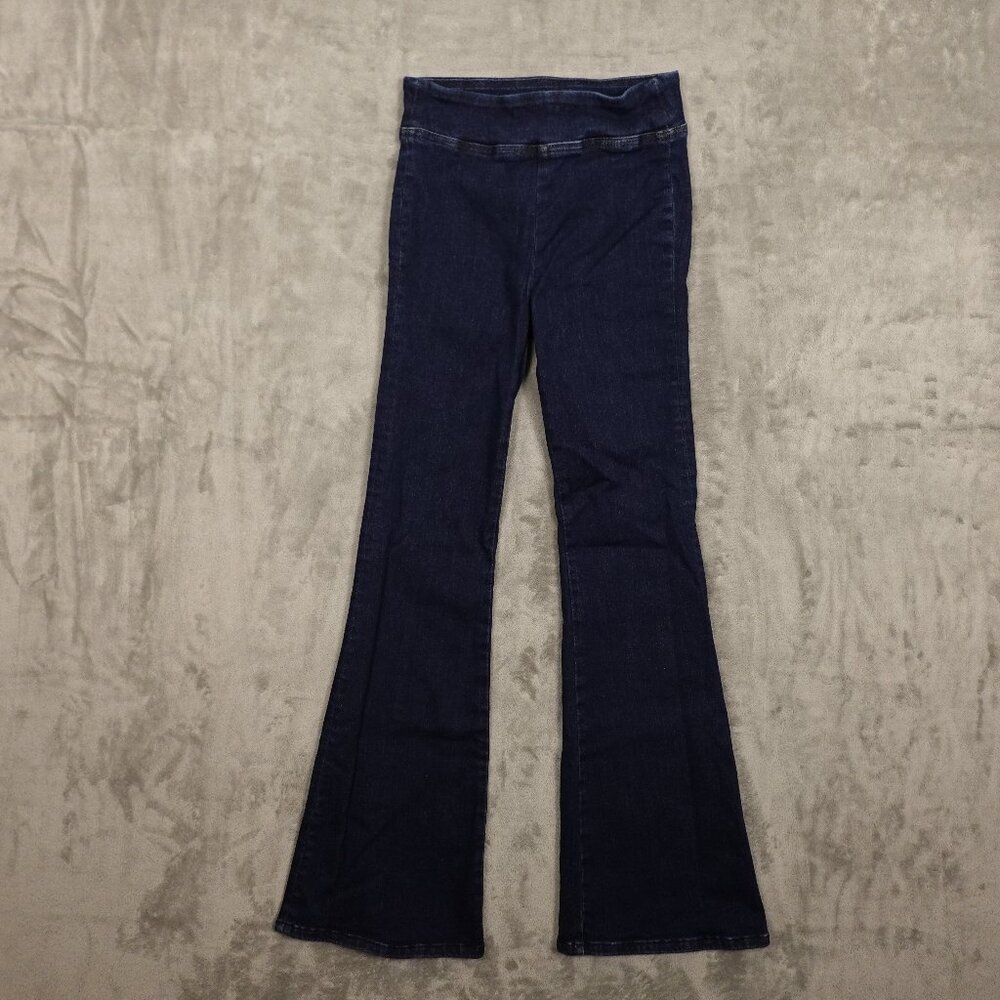Frame jeans The Jet Set Flare women's 1 blue pull on high rise stretchy